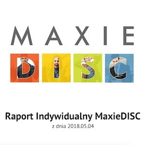 Indywidualny raport Maxie DISC